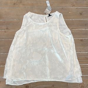 Apt. 9 XL White Sleeveless Top